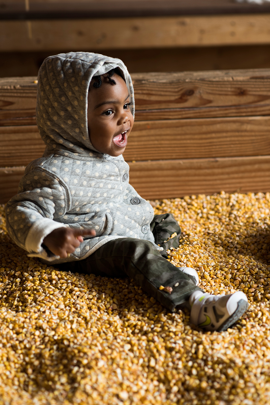 Playing in the Corn Pit
